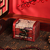 2Pcs Retro Wooden Jewelry Storage Boxes with Latch Clasps OBOX-DJ0001-03B-3