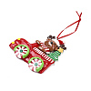 Christmas Car Handmade Polymer Clay Pendant Decorations LS-HJEW-P017-03B-2