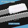 15Yards Milk Fiber Embroidery Flower Lace Trim OCOR-ME0001-19-2
