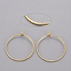 Brass Hoop Earrings LS-KK-T032-005G-3
