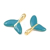 Brass Enamel Charms KK-B167-02G-3