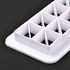 3 Sizes Right Triangle Food Grade Plastic Cookie Cutters Sets DIY-L057-10-4