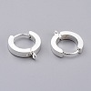 201 Stainless Steel Huggie Hoop Earrings Findings X-STAS-A167-01A-S-2