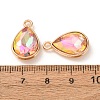 Electroplate Glass Pendants GL-CBA7A25-03G-3
