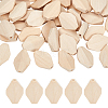 50Pcs Wood Beads WOOD-OC0004-17-1