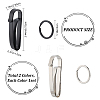 CRASPIRE 2 Sets 2 Colors Belt Loop Keychain Chip KEYC-CP0001-23-2