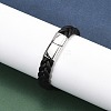 Braided Microfiber Leather Cord Bracelets for Men BJEW-Z081-13P-02-3