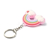 PVC Plastic Pendant Keychain KEYC-JKC00509-5