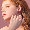 DIY Rose Flower Earring & Finger Ring Making Kit DIY-SZ0008-45-5