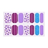 Fruit Floral Leopard Print Full Wrap Nail Polish Stickers MRMJ-T078-ZA039-1