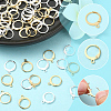 80Pcs 2 Colors 304 Stainless Steel Leverback Earring Findings STAS-SC0010-56-3