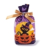 50Pcs Rectangle Halloween Candy Plastic Bags ABAG-U001-01K-2