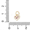 Brass Micro Pave Cubic Zirconia Pendants KK-D364-10G-3