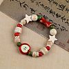 Handmade Porcelain Beaded Stretch Bracelets FS-WG33B94-04-1