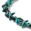 Synthetic Turquoise Dyed Beads Strands G-P507-04B-4
