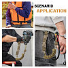 Nylon Outdoor Tactical Spring Lanyard AJEW-WH0752-319A-6