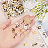 Globleland 160Pcs 8 Style Alloy Pendants FIND-GL0001-41-3