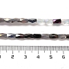 Electroplate Glass Beads Strands EGLA-D030-07C-4