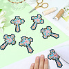 10Pcs Computerized Embroidery Cloth Self Adhesive Patches DIY-GF0011-73A-4