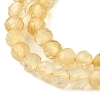 Natural Citrine(Heated) Beads Strands G-G259-D03-3mm-4