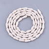 Opaque Solid Color Glass Beads Strands LS-GLAA-T009-001F-2