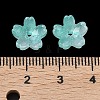 Dyed & Heated Glass Bead Caps GLAA-Z019-03M-3
