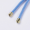 Nylon Twisted Cord Bracelet Making MAK-F018-03G-RS-4