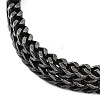 304 Stainless Steel Trendy Double Layer Chain Bracelets BJEW-D031-01B-2