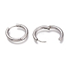 Tarnish Resistant 201 Stainless Steel Huggie Hoop Earrings EJEW-L256-05E-P-3