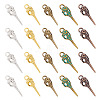 70Pcs 5 Colors Tibetan Style Alloy Pendants FIND-PH0009-19-1