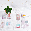 WADORN 40pcs 10 styles Flower & Butterfly & Hexagon Plastic Mesh Canvas Sheets DIY-WR0003-49-4
