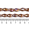 Transparent Electroplate Glass Beads Strands LS-EGLA-N013-T10mm-B16-4
