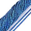 Electroplate Glass Beads Strands EGLA-K014-B-FP08-1