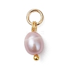 Natural Cultured Freshwater Pearl Rice Charms PALLOY-JF04841-3