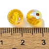 AB Color Plated Glass Beads EGLA-P059-02A-AB09-3
