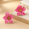 Sweet and Stylish Multi-layer Petal Flower Stud Earrings for Women DF7848-5-1
