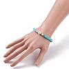 Handmade Polymer Clay Heishi Beads Stretch Bracelet BJEW-JB07453-3