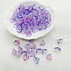 Glass Bead Caps LS-GLAA-WH0033-90C-1