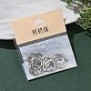 SHEGRACE Brass Hoop Earrings Findings XGR0158P-94P-6