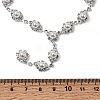 Brass Rhinestones Necklaces & Earring & Bracelets Sets for Women WGF929C-02-3