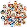 50Pcs Christmas Theme Paper Stickers PW-WGFB5D6-01-6