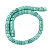 Dyed Glass Beads Strands GLAA-H037-01-3