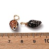 Spiral Shell Pendants PALLOY-JF02492-02-3