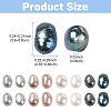 40Pcs 4 Colors Natural Cultured Freshwater Pearl Beads PEAR-YW0001-06-3