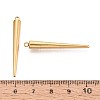 304 Stainless Steel Pendants STAS-T075-22C-G-3