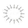304 Stainless Steel Screw Eye Pin Peg Bails STAS-TA0002-10P-1