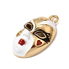 304 Stainless Steel Enamel Pendants SA-CBAA9A2-09G-01-2