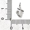 Brass Micro Pave Cubic Zirconia Pendants KK-B132-12P-T-3