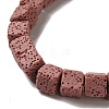 Dyed & Natural Lava Rock Beads Strands G-L435-01-8mm-19-3