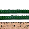 Imitation Jade Glass Beads Strands GLAA-N027-3x6mm-02-4
